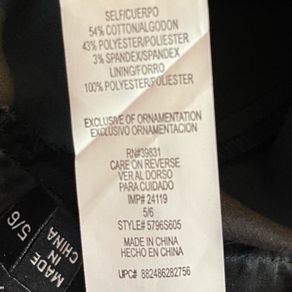 XOXO Mini Dress Womens 4 Jr 5-6 Black Studded 90s Y2K Party Whimsygoth Edgy NWT - Picture 11 of 16